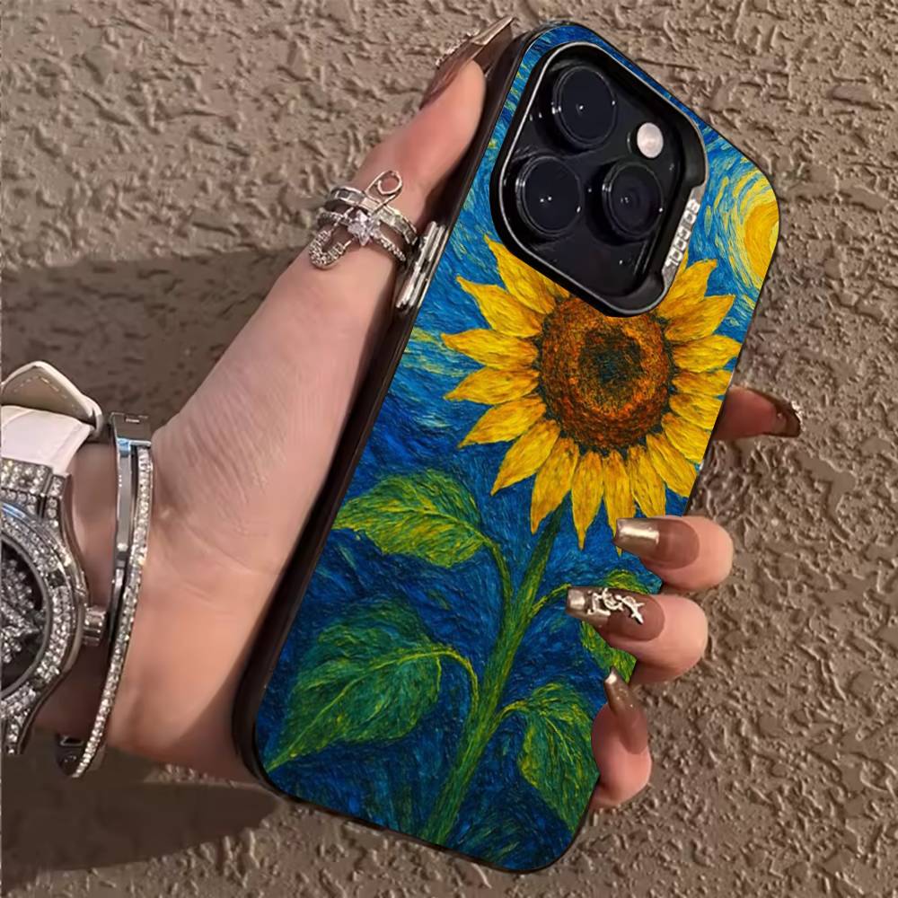 

Чехол для телефона V-Ван Гог для iPhone 17 16 15 14 13 12 11 PRO MAX ТПУ Мягкий Приятный для кожи Чехол iPhone14PRO