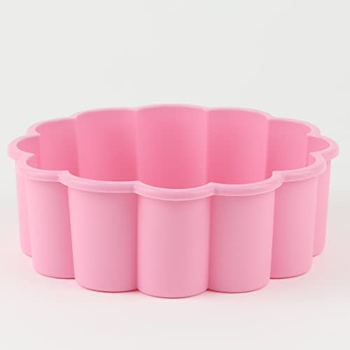 Pearl Metal Single-Serve Sweets Silicone 1/6 Heart Cake Mold, 13cm, D-1957