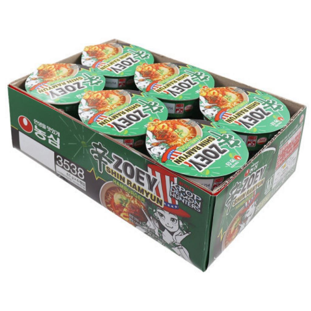 Nongshim K-Pop Dämonenjäger Shin Ramen Huntrix Edition 3 Arten