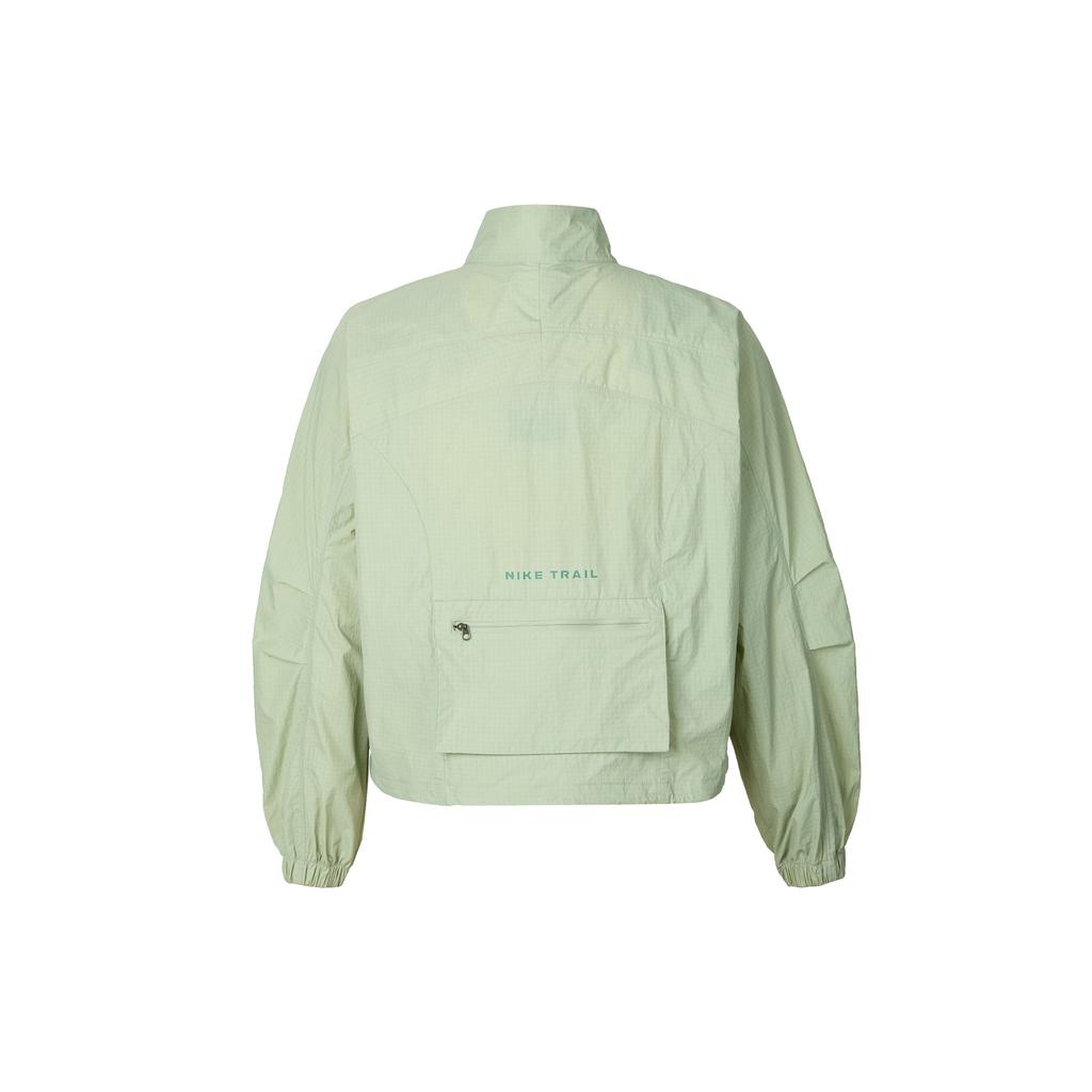 Nike Trail Outdoor Workwear Water-Resistant Breathable Sun Protection Running Jacket Women Jacket Horizon-Green Coastal-Blue FN5926370