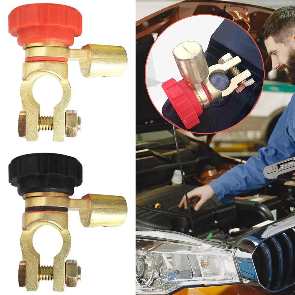 Car Battery Disconnect Car Battery Power Terminal Shutoff Isolator Accessorie 12 Volt Circuit Breaker Anti-Leakage