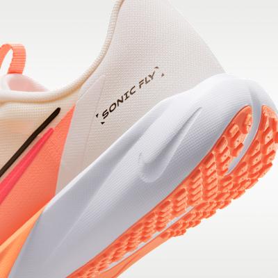 Nike Sonic Fly GS 'Sail Orange Pulse' Sneakers