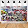 Street Graffiti Brick Wall Photography Tunnel Art Hip Hop Portrait Background Birthday Party Photo Studio Decoration Poster24