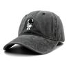 Astronaut Embroidered Baseball Cap Washed Fashion Men'S And Women'S Adjustable Cotton Hat Casual Astronaut