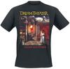 T-shirt con Stampa Ritratto Vintage Usurato di John Lennon 100% Cotone Unisex Top Casual Moda Rock Retro