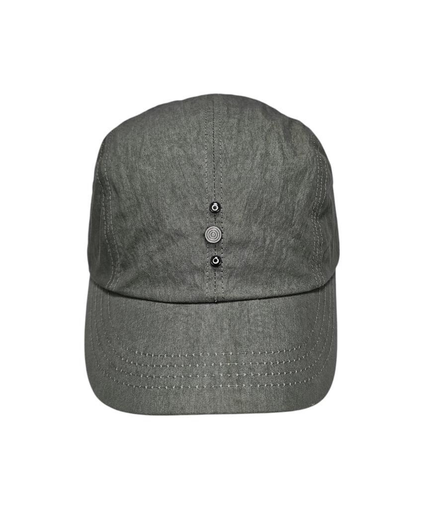 Milkeuweibeu Ripple Studded Camp Ball Cap [Khaki]
