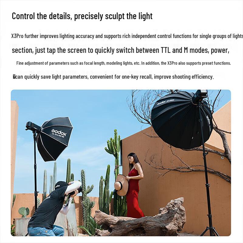 Godox X3 Pro Touchscreen Wireless TTL HSS Flash Trigger