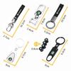 Car Badge Keychain Metal Leather Key Ring Key Chain Styling Accessories For Skoda S VRS VII Octavia Superb A5 A7 3 Kodiaq Rapid kyvc74