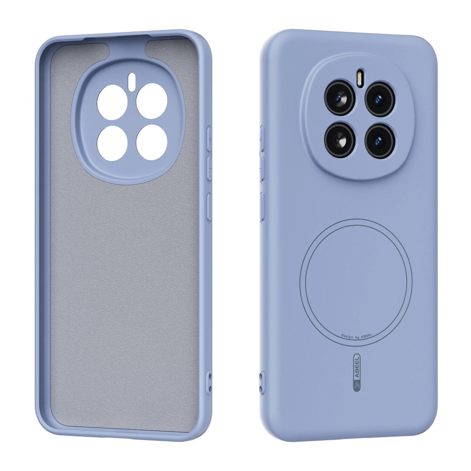 

Liquid Silicone Invisible Magnetic Phone Case for Honor Magic 7 Pro 400 Pro Magnetic Wireless Charging Soft Shockproof Cover HONOR 400