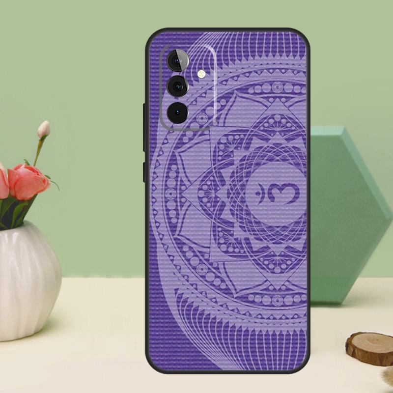 Coque Mandala Chakra Yoga Pour Samsung Galaxy A56 A26 A36 A16 A06 A53 A33 A13 A12 A32 A52 A55 A35 A15 A54 A34 A14