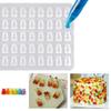 LIANHATA Bear Silicone Translucent Epoxy Resin Soft 50 Cute DIY Handmade UV Cutting Mold with Pipette Mold, Mold, Mini, Cavities, Accessories,