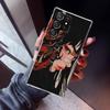 Japanese Oni Mask Girl Phone Case For Samsung Galaxy S23 S24 S25 Edge S26 Ultra S22 + S21 Plus S20 FE Cover Silicone Print Shell