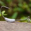 25pcs Fishing Hook Fishing Crank Barbed Lead Offset Lure Hooks Soft Bait Pin Tackle Accessories Set
