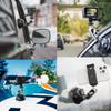 For Gopro13 DJI Action 4 Metal Car Suction Cup Mount Bracket 360 Adjustable 1/4 Standard Adapter for Insta360 X4 Ace Pro Car Cup