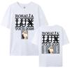 Rosalía Rosalia LUX Tour 2026 Tshirt Cotton Short Sleeve Loose Female Tshirts Unisex Streetwear Fashion Singer Graphic Clothing