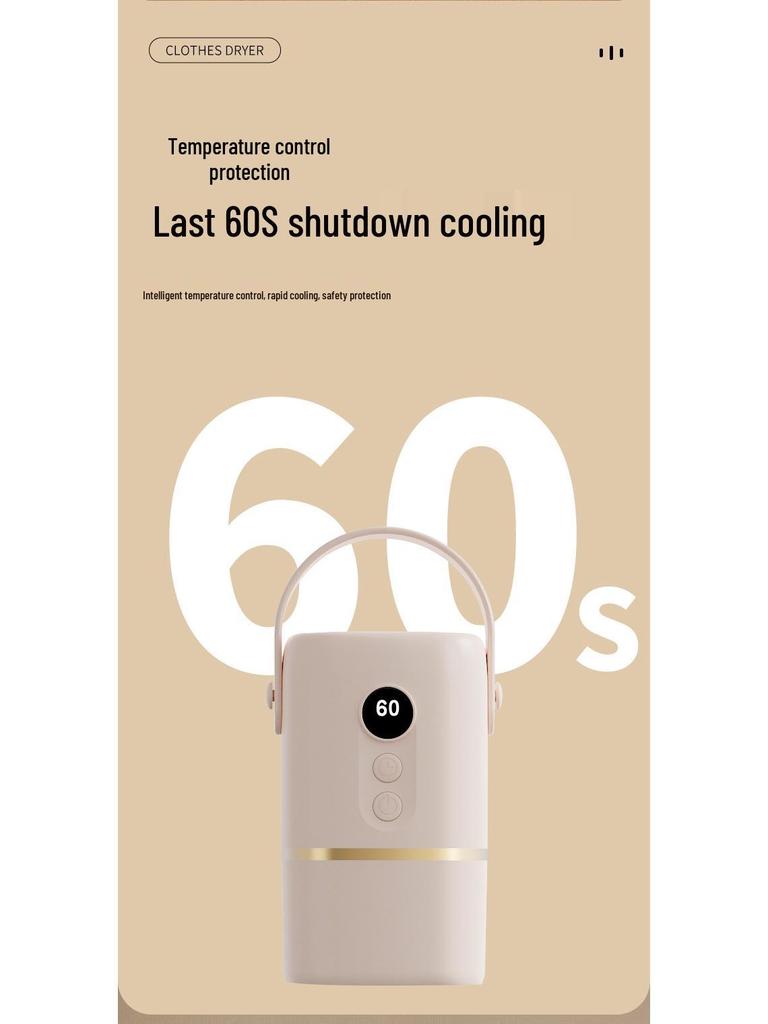Portable Folding Automatic Clothes Dryer for Travel and Dormitory Use