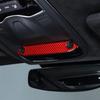 Red Soft Carbon fiber Reading light Switch Trim Sticker For Lotus EMIRA -25