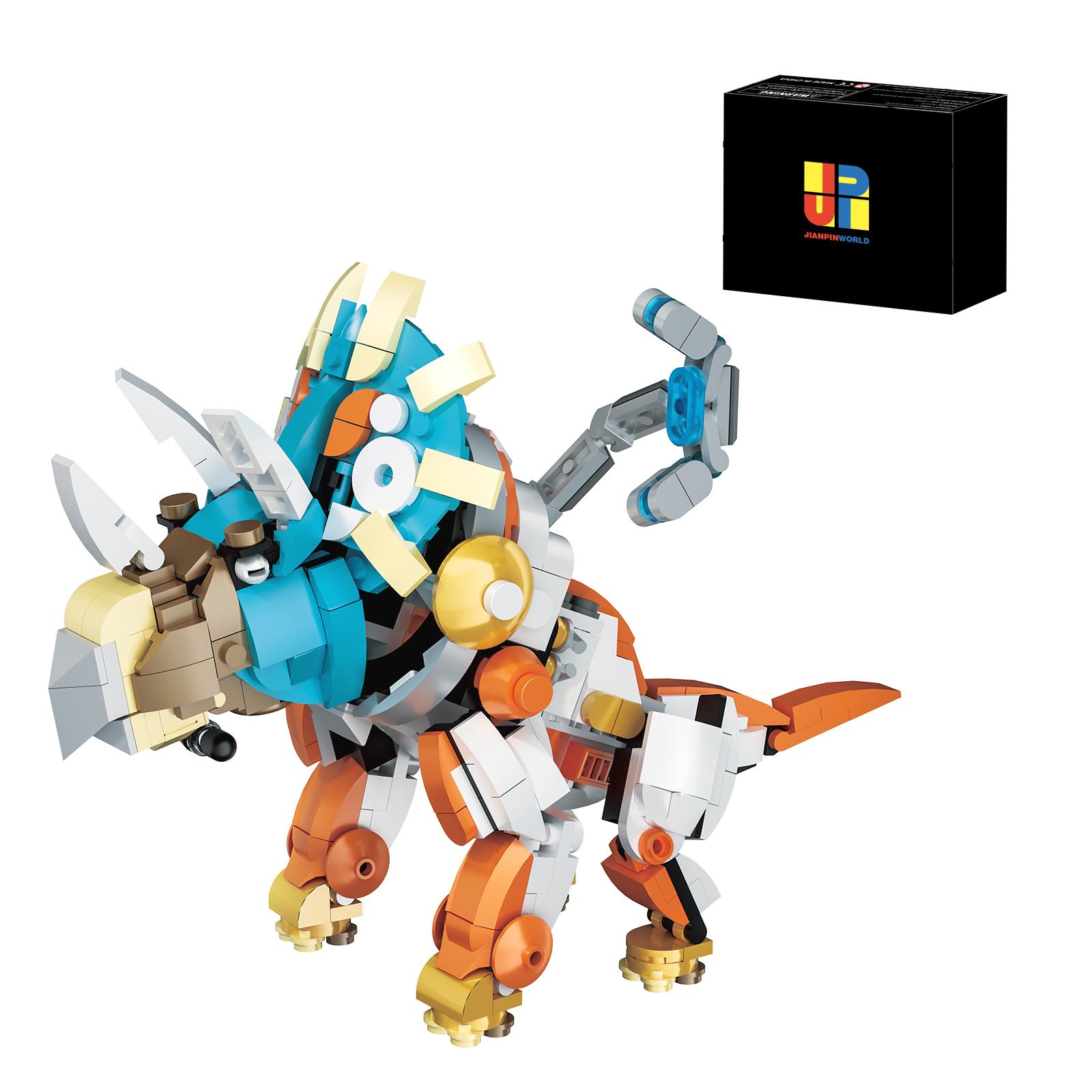 

Dinosaur Astronaut Building Blocks Set,443 Pcs for Age 6+ Years,Tyrannosaurus Commander Space Toy with Movable Birthday Gift Boy M