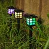 2 Pack Solar Pathway Light Outdoor Solar Lamp Waterproof Landscape Lighting for Garden Yard Patio Walkway Driveway Camping Decor