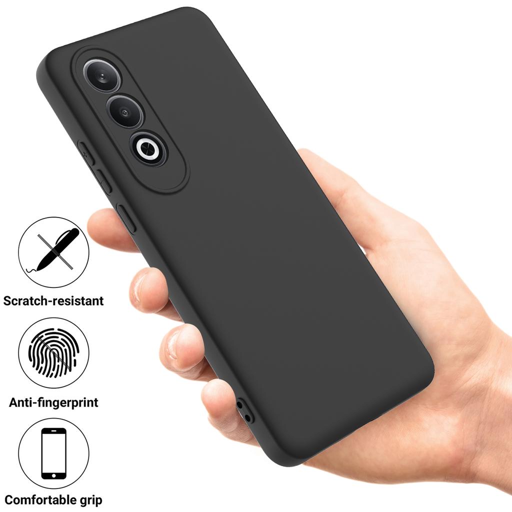 For OnePlus Nord CE4 5G Case Slim-Fit Liquid Silicone Protective Back Cover with Hand Strap