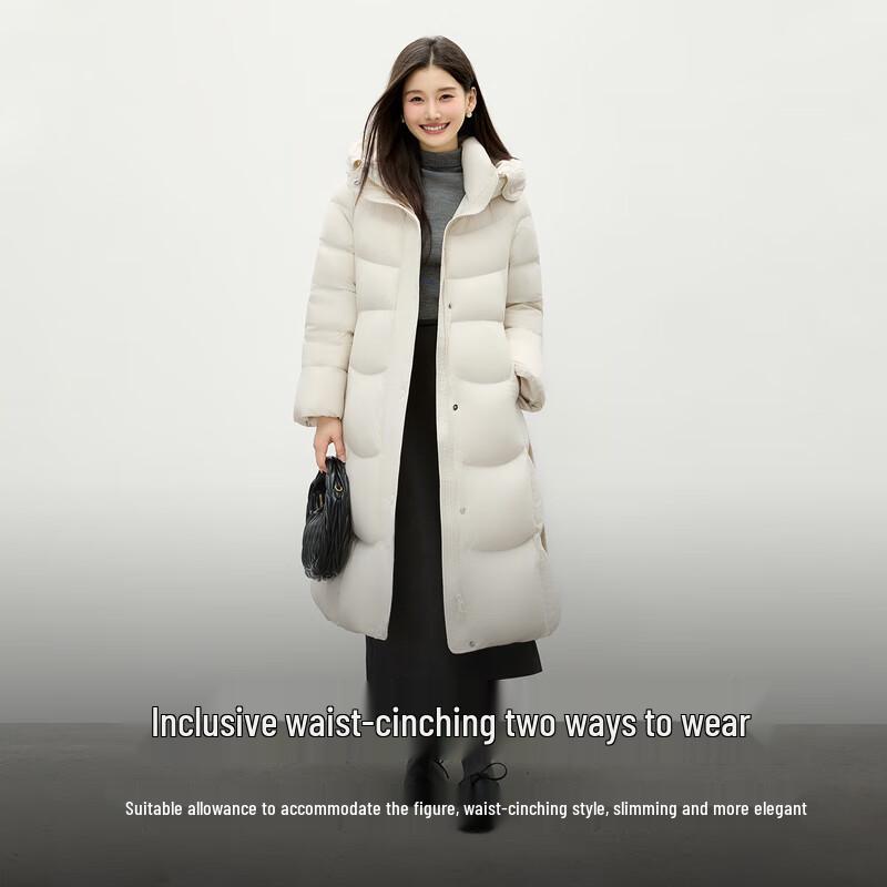 Women's Classic Hooded Long Down Jacket