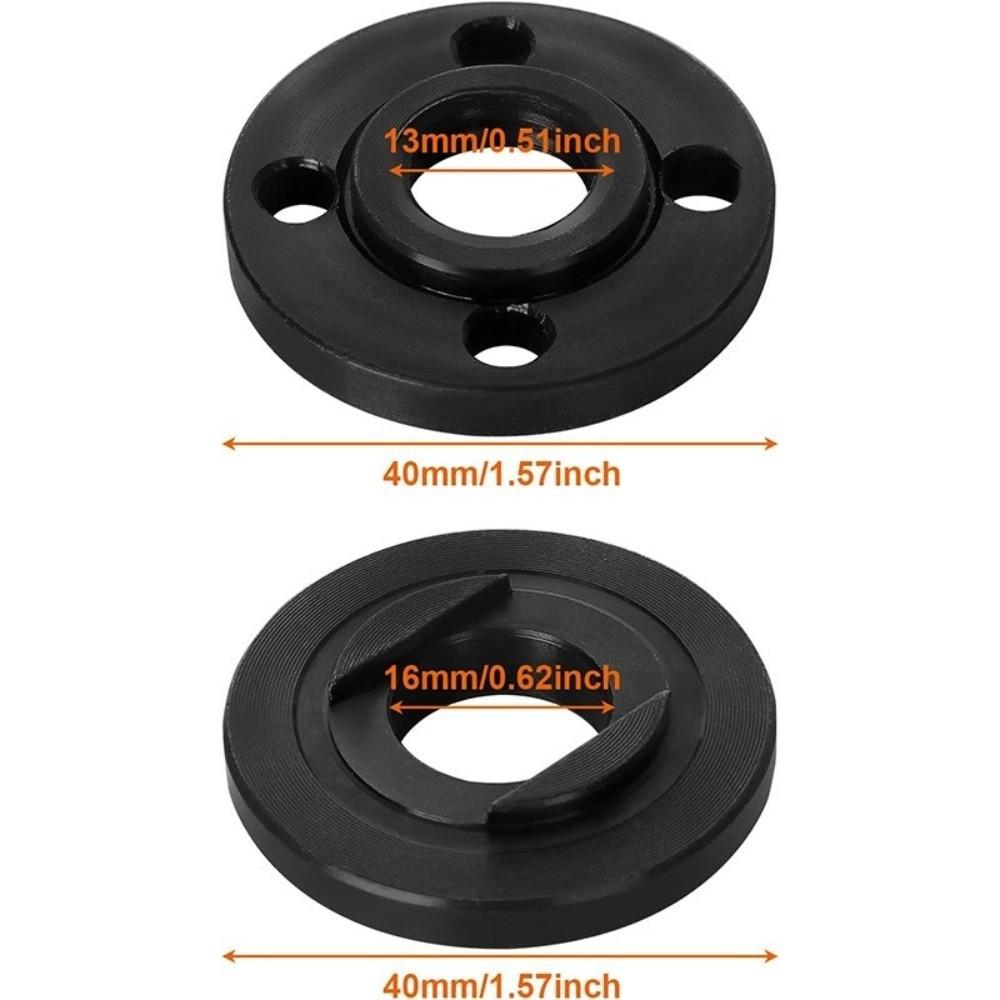 7PCS Professional Metal Angle Grinder Wrench Thicken Grinder Parts Flange Replacement Lock Nut Ergonomic Pressure Plate Wrench