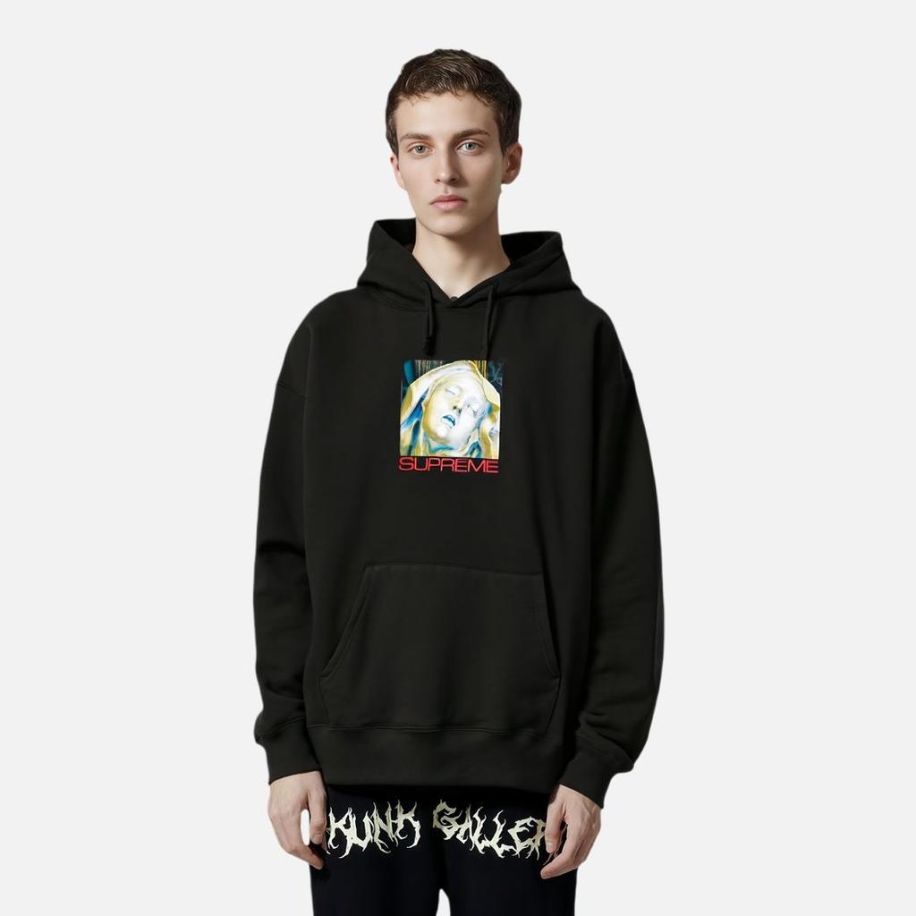 Supreme Ecstasy Hooded Sweatshirt 'Black White' Men's SUP-FW21-268