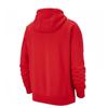 Hoodie - NPZ - Eco-responsible Morocco Supporter - Red - 60% Cotton/40% Recycled Polyester - Number 10 Flocked