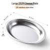 Ru Han Stainless Steel Oval Serving Plate