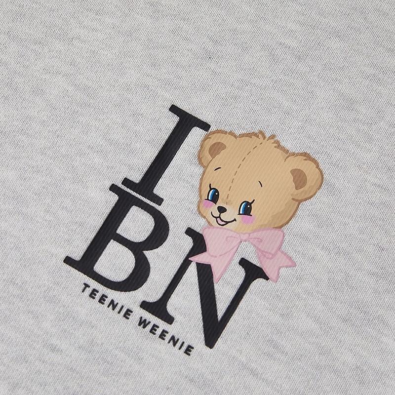 Teenie Weenie Bearnova Women's College Style Round Neck Sweatshirt