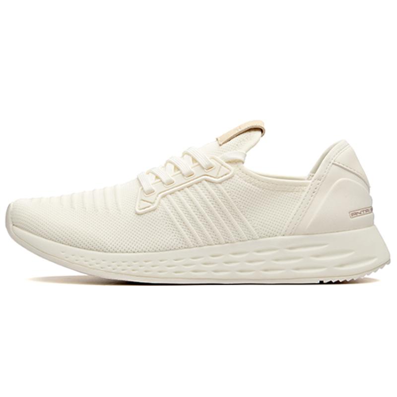 Anta Running Collection Lightweight Low top Running Shoes Women s White Flash Sports Sneakers 39