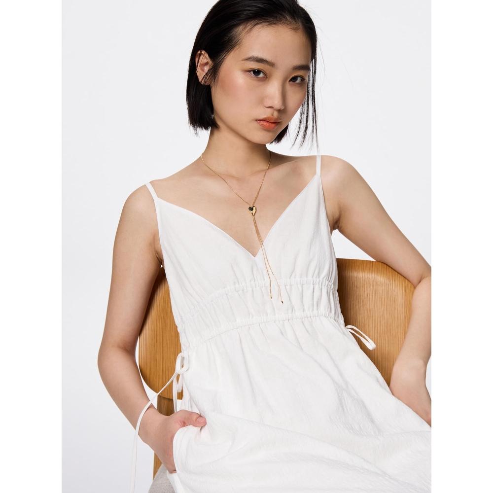 Gu By Uniqlo Slide Chain Heart Motif Necklace