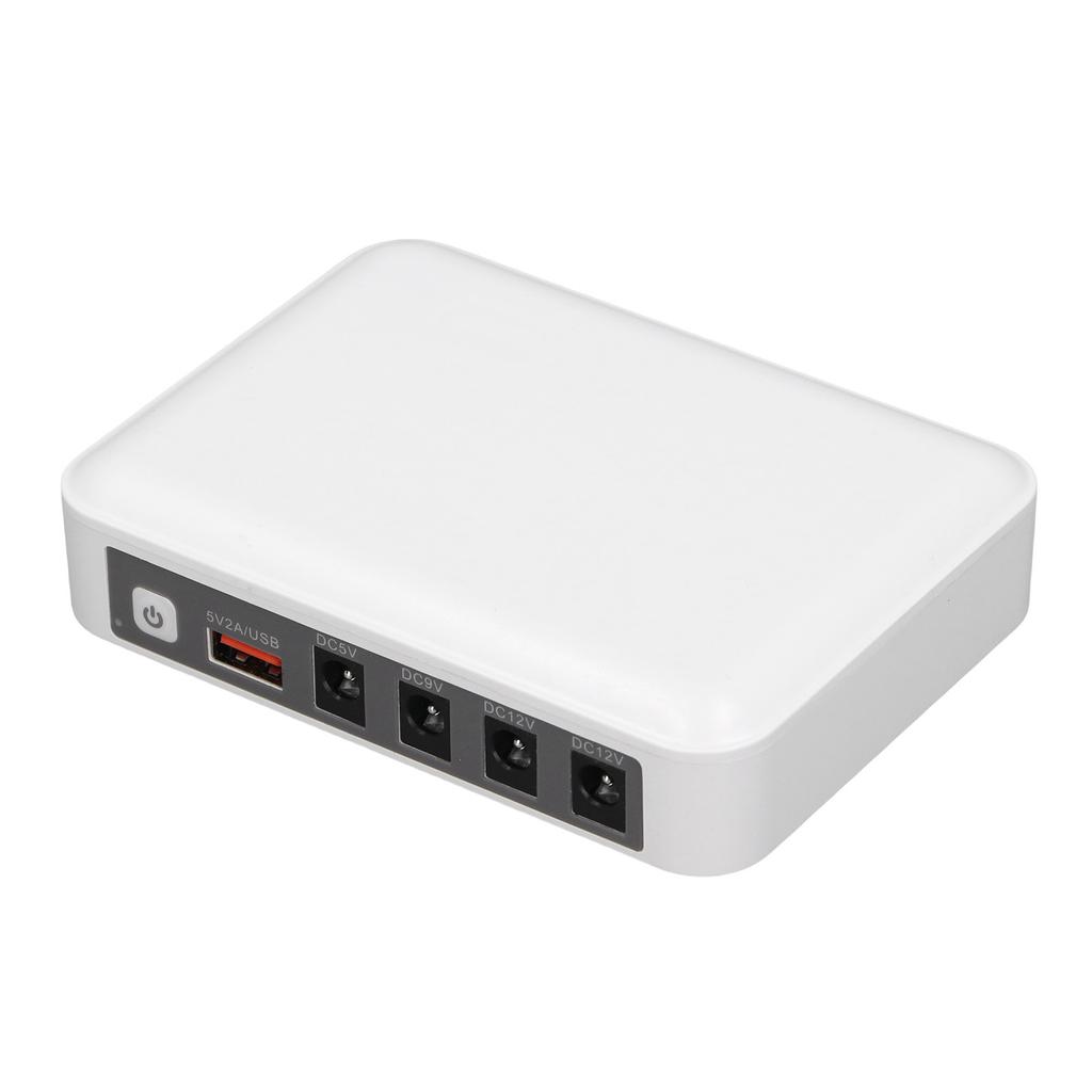 Mini UPS 6000mAh Large Capacity 5V 9V 12V Output Multiple Guards Router Uninterruptible Power Supply EU Plug