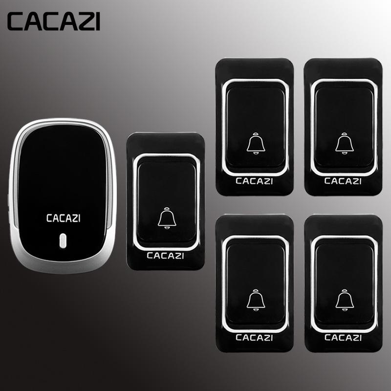 Smart Wireless Doorbell with Elderly Call Button and Five-to-One Remote Control for Home.