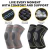 1Pair Knee Braces For Knee Pain,Knee Compression Sleeve For Men Women,Knee Support For Meniscus Tear,Running,Weightlifting
