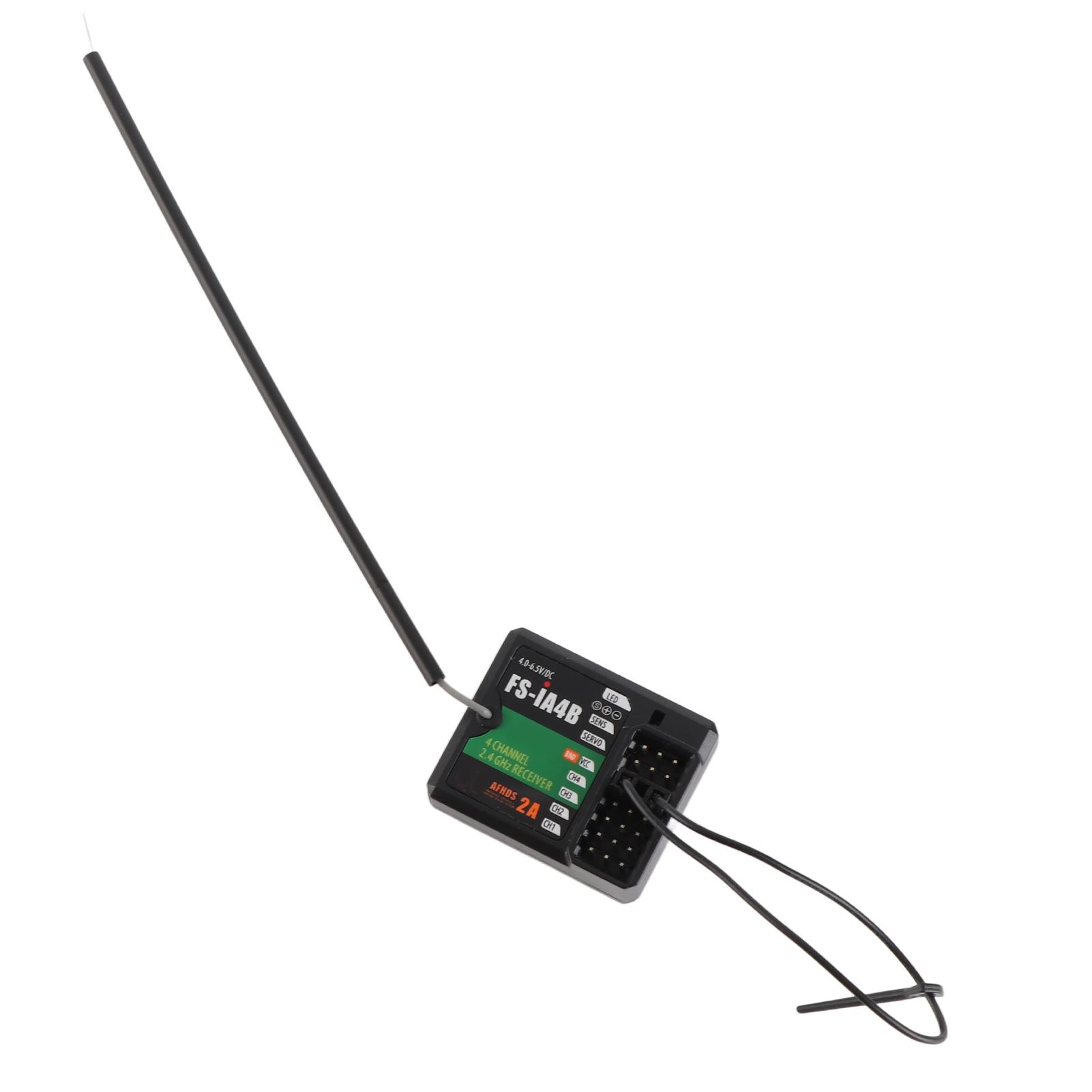 

FS IA4B Receiver RC 2.4G 4 Channel RC Car Boat Receiver for FS I10 FS I6 FS GT2F FS GT2G FS IT4S FS I6S