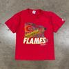 80s Starter Calgary Flames Hockey T-Shirt Size M