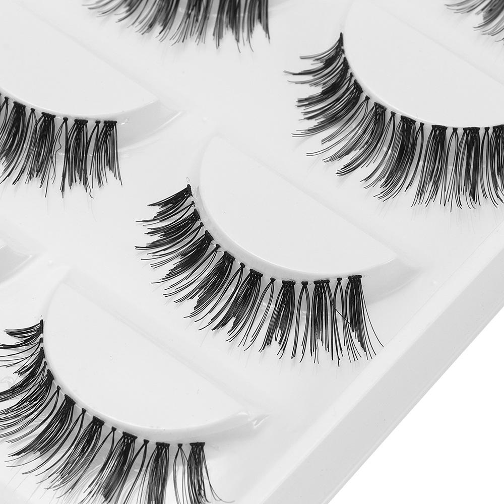 5 Pairs Fashion Soft Long Cosmetic Extension Eye Lashes False Eyelash