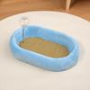 Cat Bed Scratcher Pad Furniture Protector with Ball Play Grinding Claw Chasing Kitten