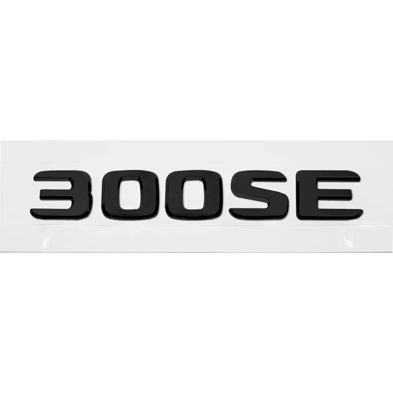 3D ABS Zadní kufr auta Písmenný znak Číslo karoserie Znak Samolepka pro Mercedes Benz 230E 300E 300SEL 300SE 500SEL 560SEL 600SEL