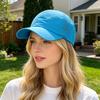 Women Baseball Cap, Adjustable Elastic Straps Quick-Drying Sun Hat, Criss-Cross Ponytail Design Baseball Hat for Running Yoga Hiking