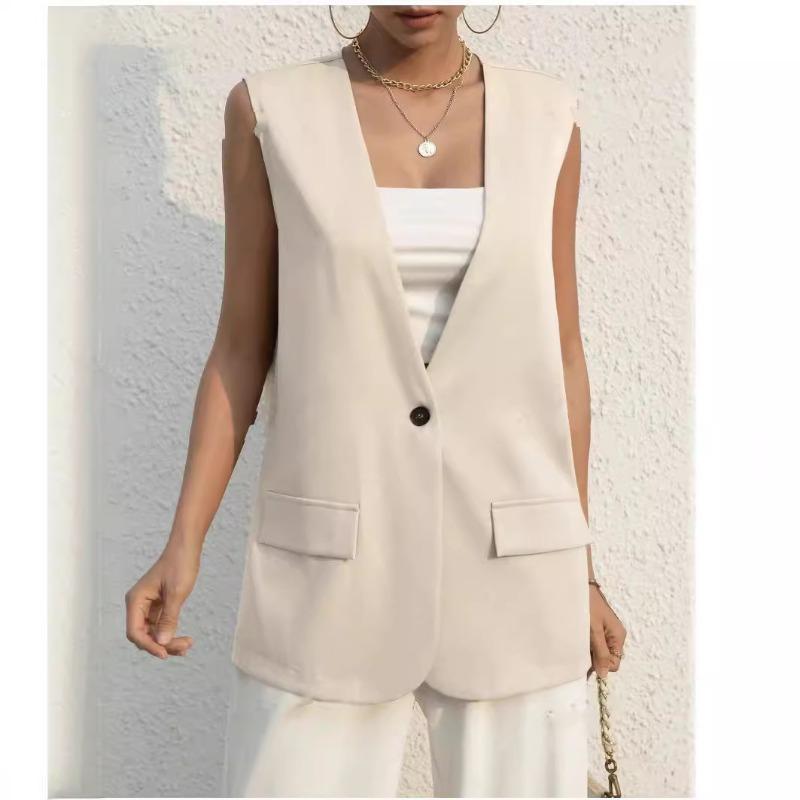 

Жіночий Стильний Жилет-Куртка Елегантний S абрикосовий