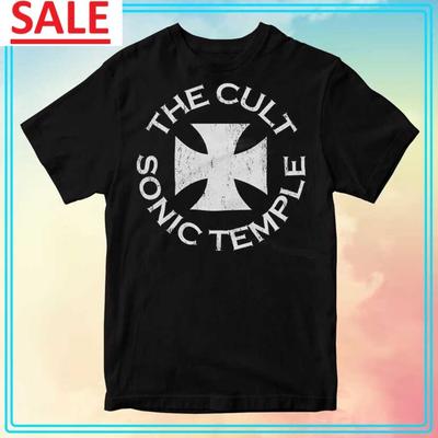The Cult Sonic Temple Рок-група Футболка Топи футболки Чоловіча Жіноча