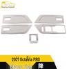 Octavia PRO Glass Lift Frame & Armrest Switch Button Sequin Sticker