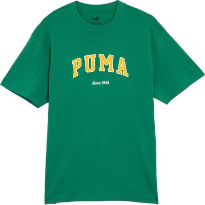 Loose Breathable Letter Print Crew Neck Pullover Short Sleeve T-Shirt Unisex Tops Green 684366-86