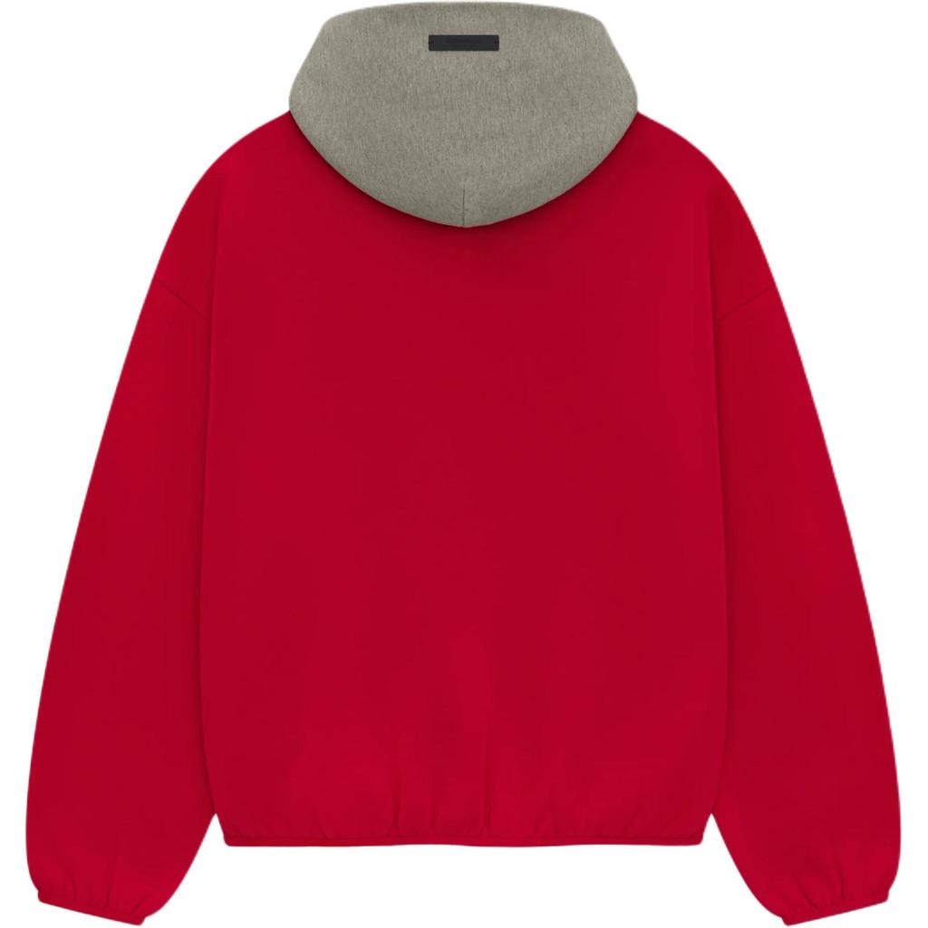 Fear of God Essentials x NBA Philadelphia 76ers Hoodie Red Grey Men Tops 192AL246600F
