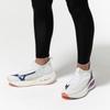 Mizuno NEO VISTA 2 Running Shoes for White X Metallic Blue X 2E Women, Pink, 24.0 Cm,