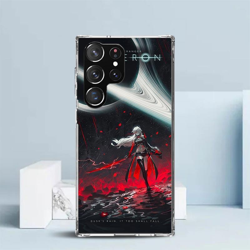 Honkai Star Rail Acheron Soft Cover for Samsung Galaxy S25 Edge S26 S24 S23 Ultra Phone Case S22 S21 Plus S20 FE Print Pattern S