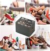Stackable Shoe Box Space Saving With Clear Lids Shoes Bin Multiple Lattices Jeans Shoes Storage Organizers for Closet Cabinet