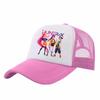 Cute Demon Hunter Girls' Baseball Cap Adjustable Casual Printed Mesh Sun Hat for Kids